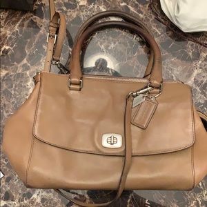 Coach leather handbag